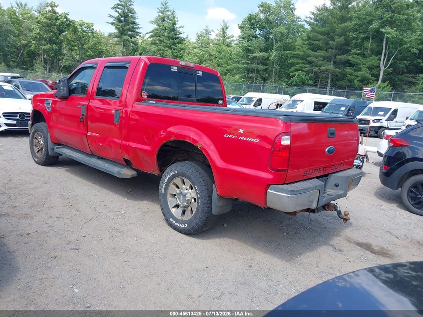 2008 Ford F-550 super duty VIN 1FTWW31Y98ED82459 IAAI salvage auction — NORMAL WEAR, Clear (Massachusetts), sold $375 on 2026-07-18 (photo 3)