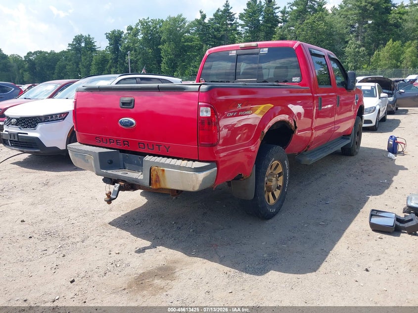 2008 Ford F-550 super duty VIN 1FTWW31Y98ED82459 IAAI salvage auction — NORMAL WEAR, Clear (Massachusetts), sold $375 on 2026-07-18 (photo 4)