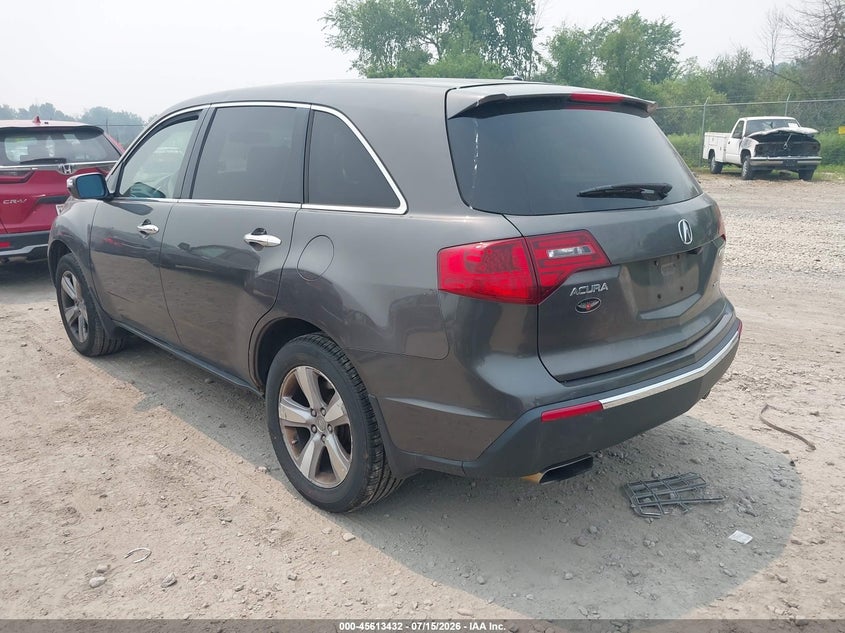 2012 Acura Mdx VIN 2HNYD2H38CH540059 IAAI salvage auction — HAIL, Salvage Title, sold $350 on 2026-08-27 (photo 3)
