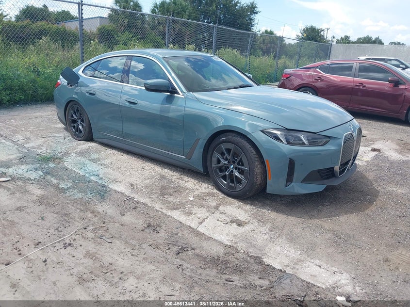 2025 BMW I4 VIN WBY23HD01SFU78144 — IAAI salvage auction photo