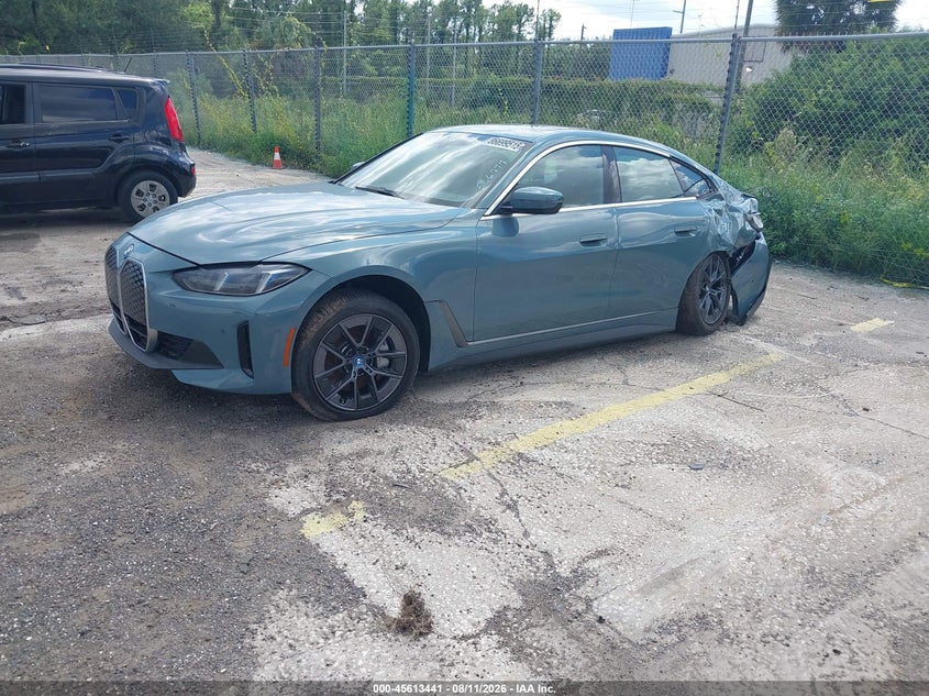 2025 BMW I4 VIN WBY23HD01SFU78144 IAAI salvage auction — REAR END, Salvage (California), sold $15,075 on 2026-09-02 (photo 2)