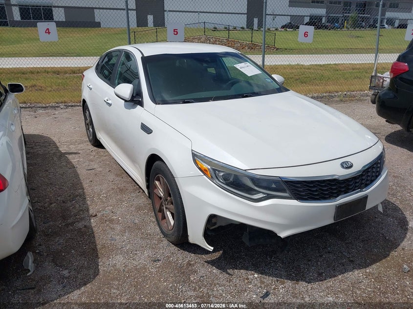 2019 Kia Optima VIN 5XXGT4L33KG290092 IAAI salvage auction — NORMAL WEAR, Original (Texas), sold $1,050 on 2026-07-28 (photo 1)