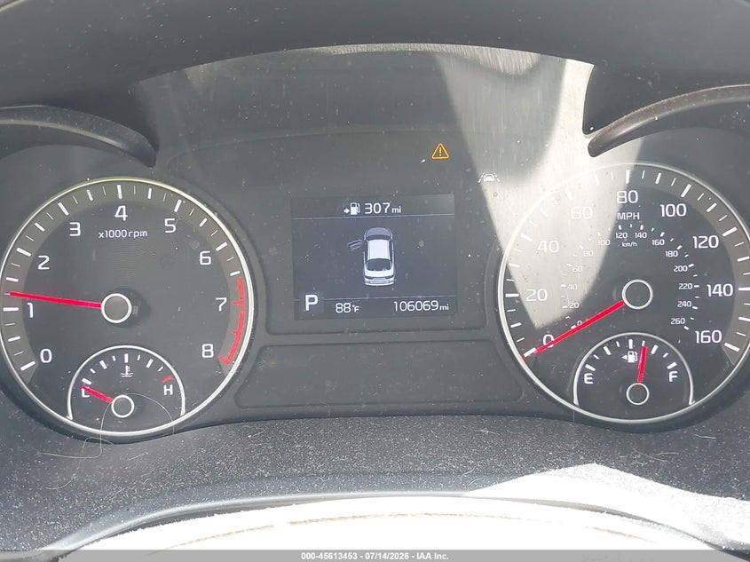 2019 Kia Optima VIN 5XXGT4L33KG290092 IAAI salvage auction — NORMAL WEAR, Original (Texas), sold $1,050 on 2026-07-28 (photo 7)