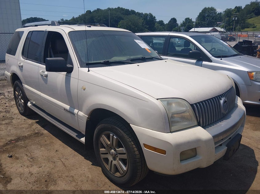 2007 Mercury Mountaineer VIN 4M2EU38867UJ23059 IAAI salvage auction — NORMAL WEAR, Salvage Title, sold $25 on 2026-07-23 (photo 1)