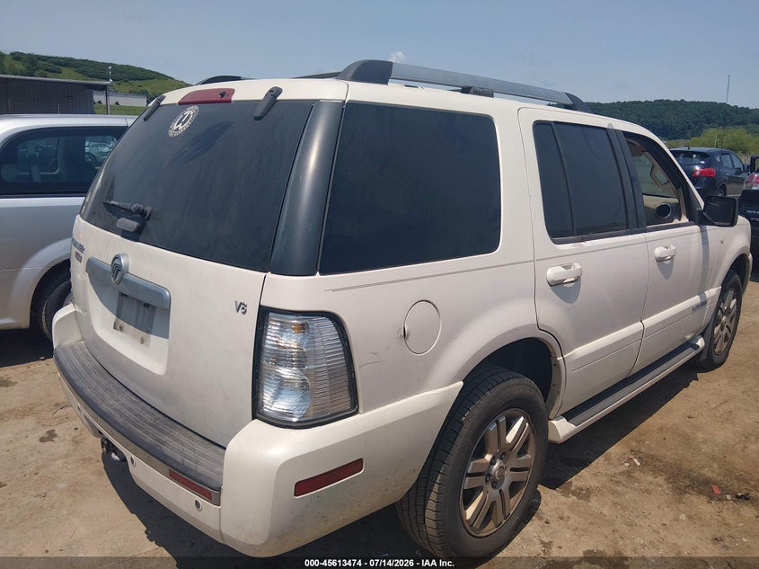 2007 Mercury Mountaineer VIN 4M2EU38867UJ23059 IAAI salvage auction — NORMAL WEAR, Salvage Title, sold $25 on 2026-07-23 (photo 4)