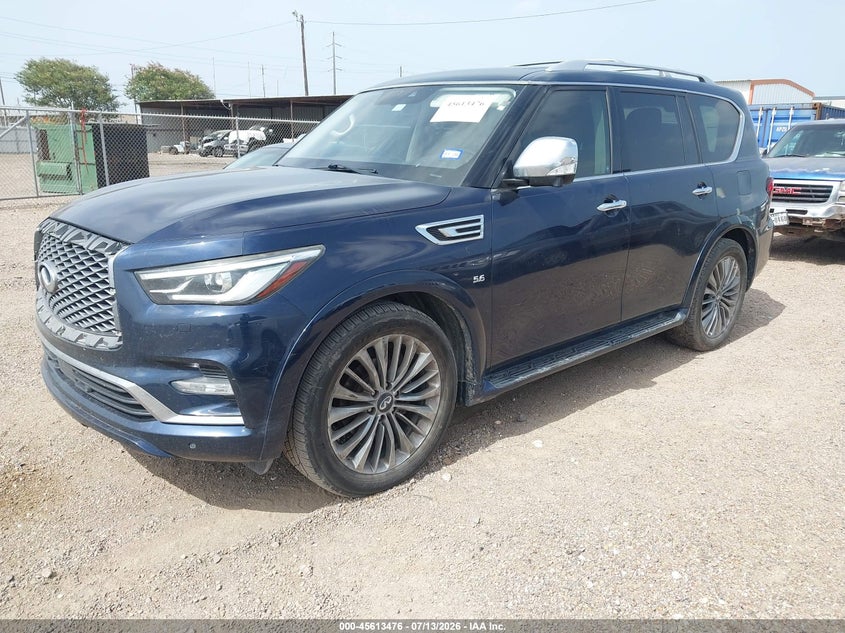 2018 Infiniti Qx80 VIN JN8AZ2NFXJ9664312 IAAI salvage auction — NORMAL WEAR, Original (Texas), sold $575 on 2026-07-29 (photo 2)