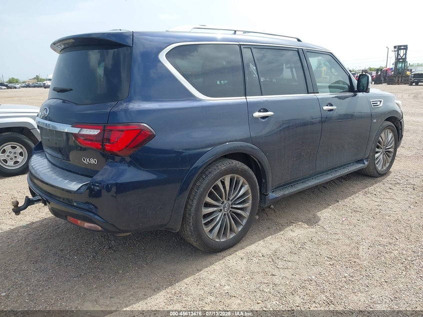 2018 Infiniti Qx80 VIN JN8AZ2NFXJ9664312 IAAI salvage auction — NORMAL WEAR, Original (Texas), sold $575 on 2026-07-29 (photo 4)