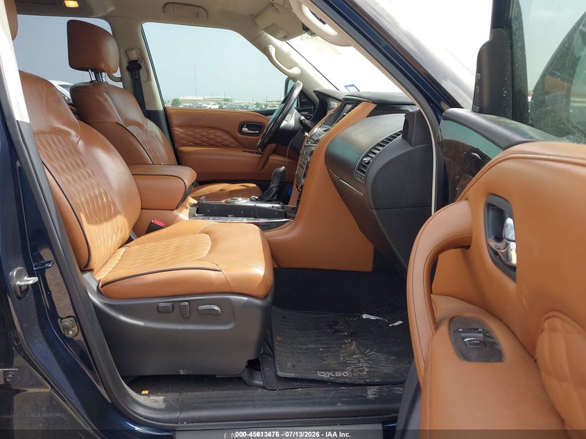 2018 Infiniti Qx80 VIN JN8AZ2NFXJ9664312 IAAI salvage auction — NORMAL WEAR, Original (Texas), sold $575 on 2026-07-29 (photo 5)