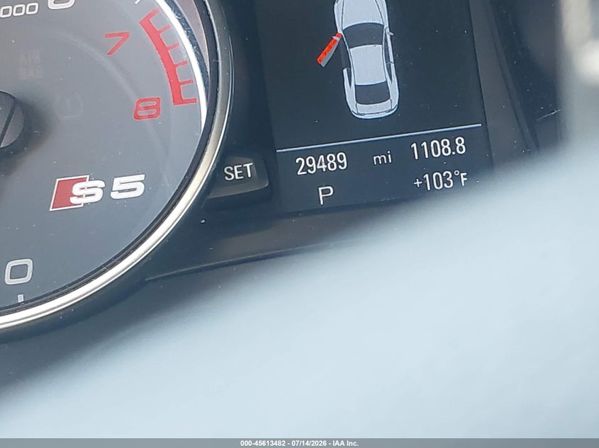 2009 Audi S5 VIN WAURV78T79A052956 IAAI salvage auction — HAIL, Clear (Colorado), sold $8,925 on 2026-08-18 (photo 7)