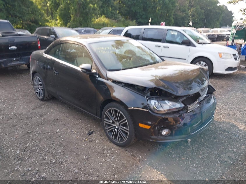 2015 Volkswagen Eos VIN WVWFW8AH9FV000084 IAAI salvage auction — FRONT END, Mv-907A (New York), sold $450 on 2026-08-11 (photo 1)