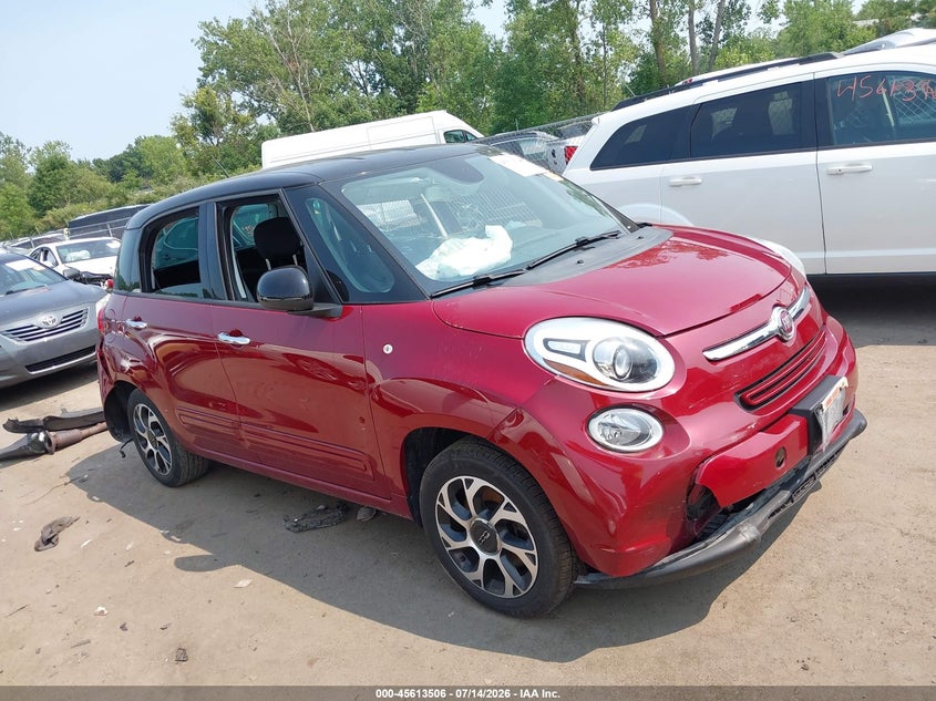 2015 Fiat 500l VIN ZFBCFABH6FZ034178 IAAI salvage auction — REAR END, Salvage Title, sold $650 on 2026-08-11 (photo 1)