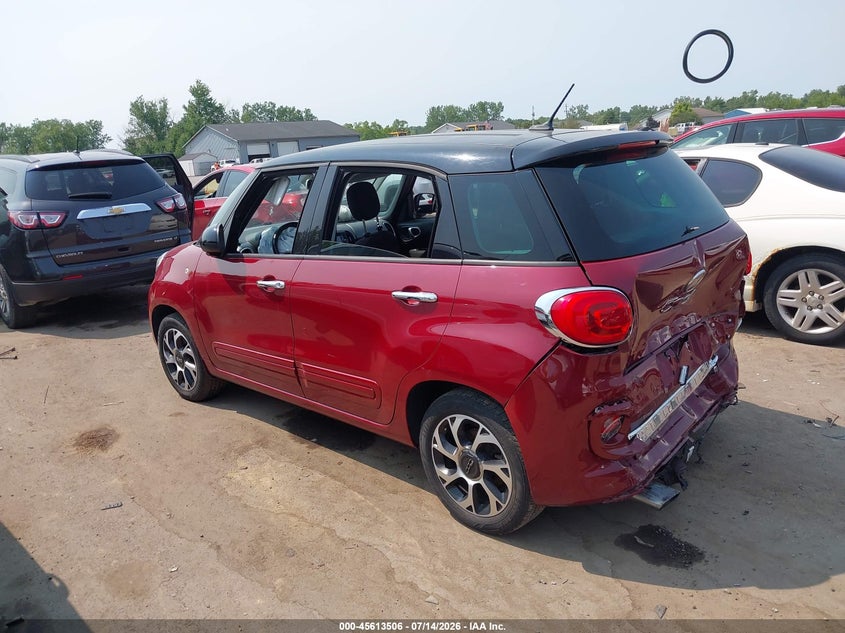 2015 Fiat 500l VIN ZFBCFABH6FZ034178 IAAI salvage auction — REAR END, Salvage Title, sold $650 on 2026-08-11 (photo 3)