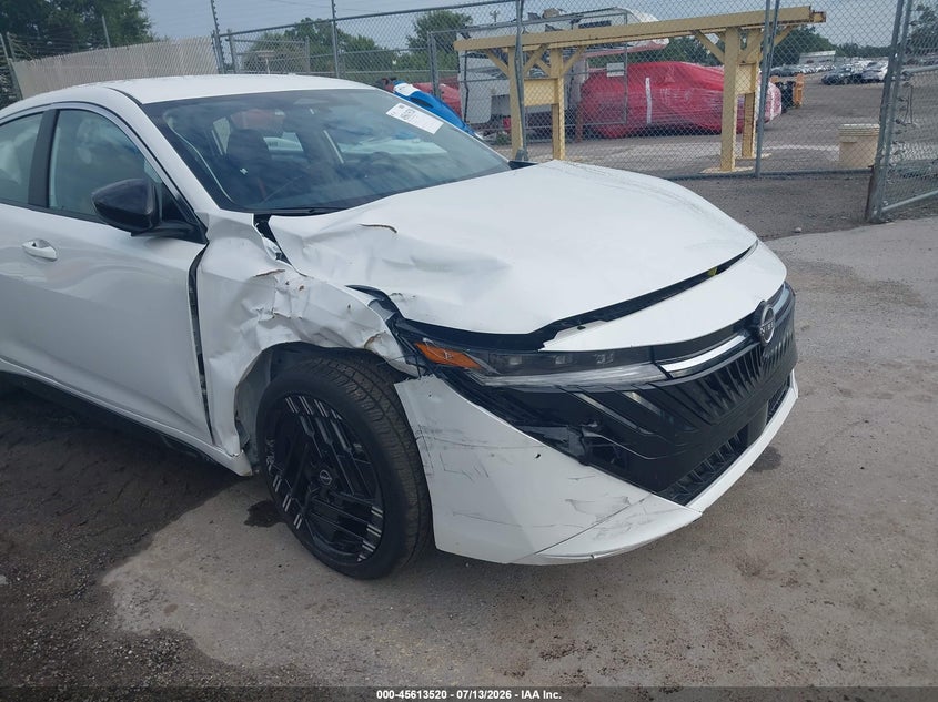 2026 Nissan Sentra VIN 3N1AB9DV8TY213686 IAAI salvage auction — RIGHT FRONT, Clear (Florida), sold $9,400 on 2026-07-29 (photo 6)