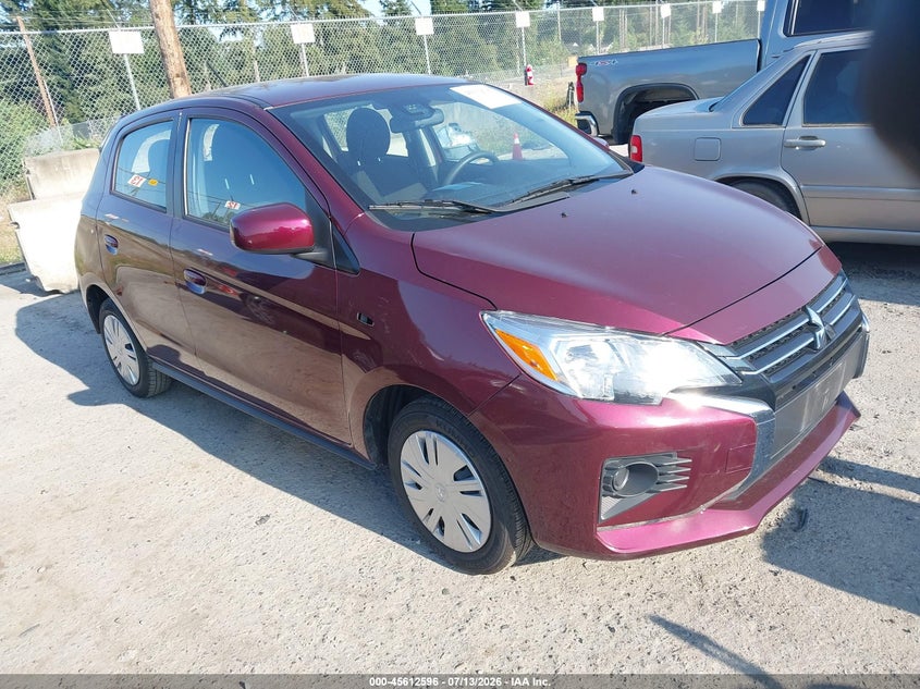 2024 Mitsubishi Mirage VIN ML32AUHJXRH016248 IAAI salvage auction — REAR END, Enterprise Vehicles Clear Only (California), sold $4,550 on 2026-07-22 (photo 1)