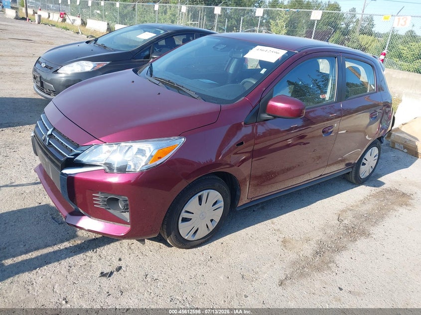 2024 Mitsubishi Mirage VIN ML32AUHJXRH016248 IAAI salvage auction — REAR END, Enterprise Vehicles Clear Only (California), sold $4,550 on 2026-07-22 (photo 2)