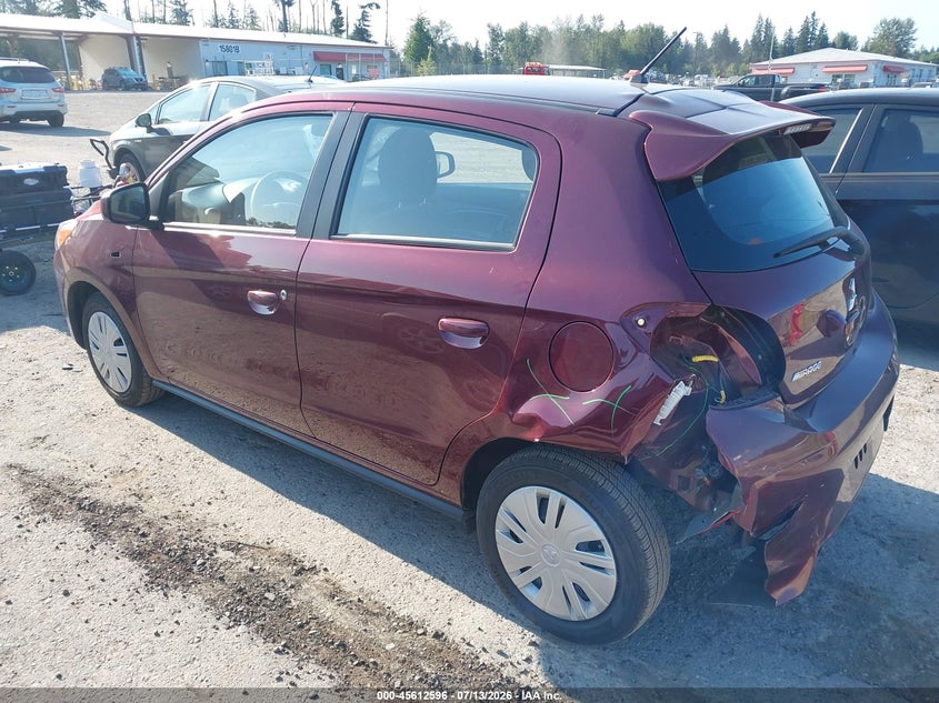 2024 Mitsubishi Mirage VIN ML32AUHJXRH016248 IAAI salvage auction — REAR END, Enterprise Vehicles Clear Only (California), sold $4,550 on 2026-07-22 (photo 3)