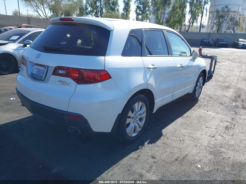 2011 Acura Rdx VIN 5J8TB2H22BA000119 IAAI salvage auction — FRONT END, Salvage Certificate (California), sold $1,500 on 2026-08-03 (photo 4)