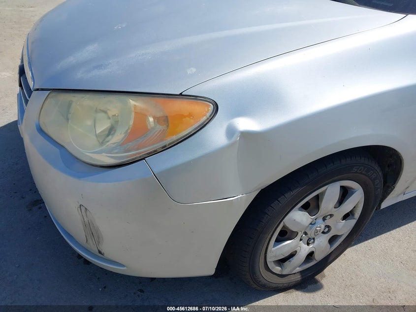 2008 Hyundai Elantra VIN KMHDU46D78U339328 IAAI salvage auction — NORMAL WEAR, Clear - Dealer Only (California), sold $925 on 2026-07-22 (photo 6)
