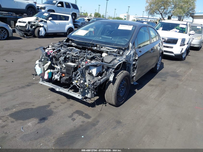 2025 Toyota Corolla VIN JTDBCMFEXS3072299 IAAI salvage auction — FRONT END, Salvage Title, sold $6,800 on 2026-08-16 (photo 2)
