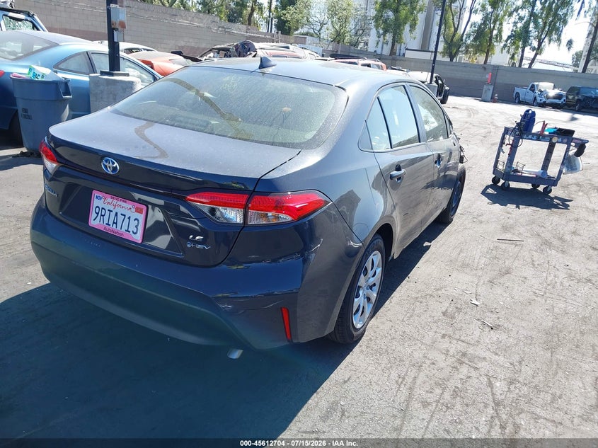 2025 Toyota Corolla VIN JTDBCMFEXS3072299 IAAI salvage auction — FRONT END, Salvage Title, sold $6,800 on 2026-08-16 (photo 4)