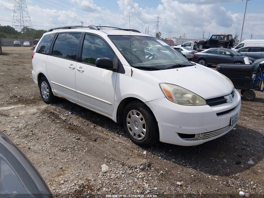 2005 Toyota Sienna VIN 5TDZA23C15S249921 IAAI salvage auction — NORMAL WEAR, Original (Ohio), sold $25 on 2026-07-16 (photo 1)