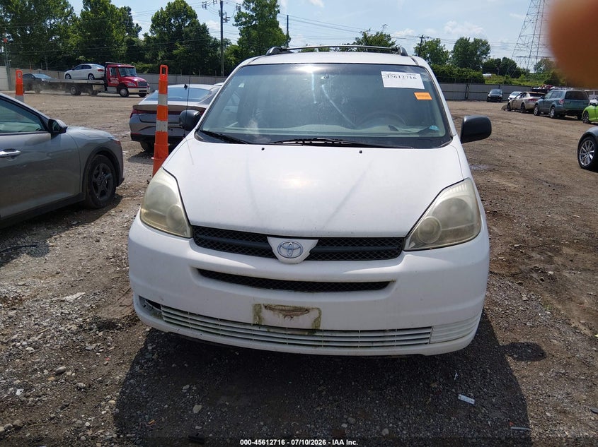 2005 Toyota Sienna VIN 5TDZA23C15S249921 IAAI salvage auction — NORMAL WEAR, Original (Ohio), sold $25 on 2026-07-16 (photo 6)