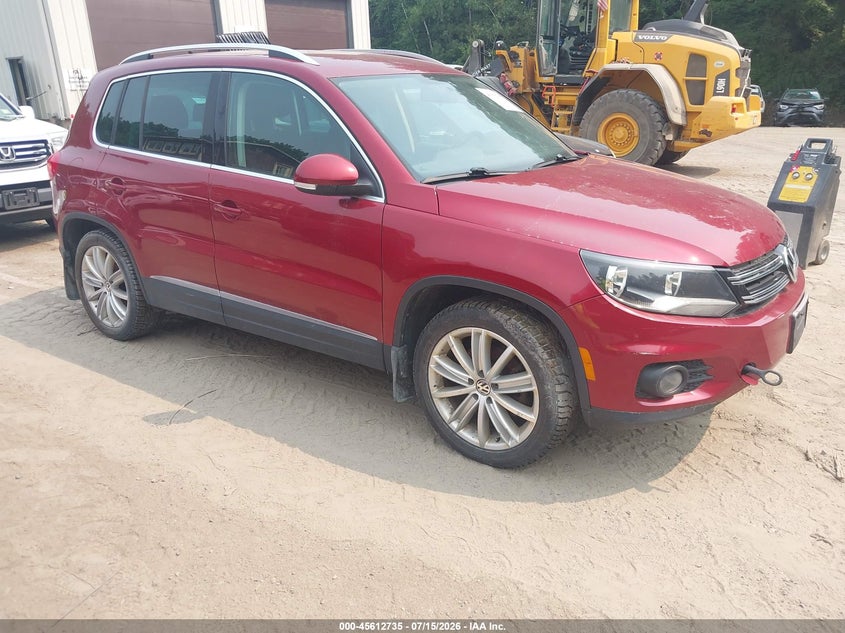 2013 Volkswagen Tiguan VIN WVGBV3AX5DW099212 IAAI salvage auction — NORMAL WEAR, Original (Vermont), sold $225 on 2026-07-30 (photo 1)