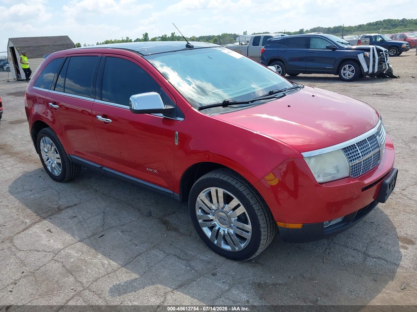 2010 Lincoln Mkx VIN 2LMDJ8JC4ABJ02259 IAAI salvage auction — NORMAL WEAR, Clear (Illinois), sold $375 on 2026-07-30 (photo 1)