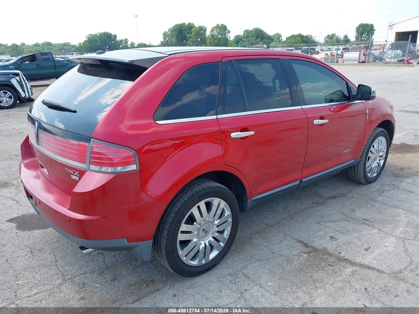 2010 Lincoln Mkx VIN 2LMDJ8JC4ABJ02259 IAAI salvage auction — NORMAL WEAR, Clear (Illinois), sold $375 on 2026-07-30 (photo 4)
