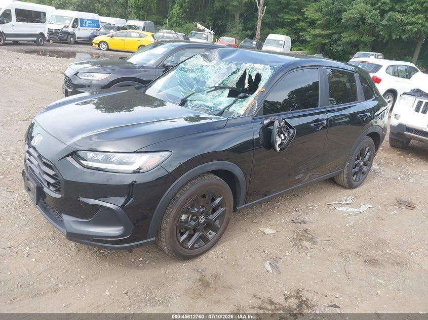 2025 Honda Hr-v VIN 3CZRZ2H57SM700567 IAAI salvage auction — STORM DAMAGE, Salvage Title, sold $9,750 on 2026-08-25 (photo 2)