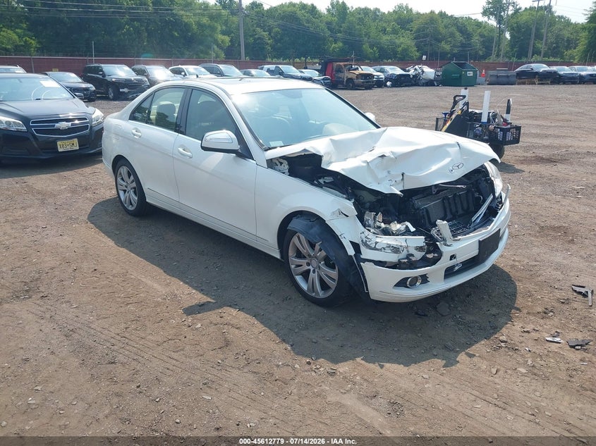 2008 Mercedes-benz C class VIN WDDGF81X28F055040 IAAI salvage auction — FRONT END, Salvage (Idaho), sold $550 on 2026-08-05 (photo 1)
