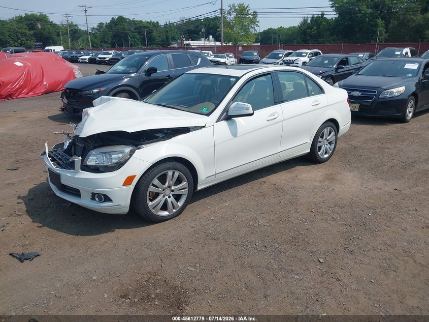 2008 Mercedes-benz C class VIN WDDGF81X28F055040 IAAI salvage auction — FRONT END, Salvage (Idaho), sold $550 on 2026-08-05 (photo 2)