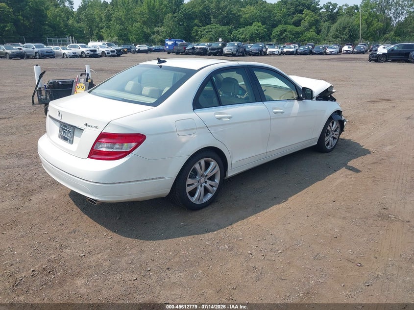 2008 Mercedes-benz C class VIN WDDGF81X28F055040 IAAI salvage auction — FRONT END, Salvage (Idaho), sold $550 on 2026-08-05 (photo 4)