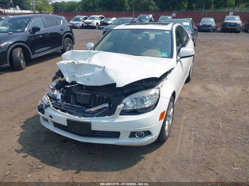 2008 Mercedes-benz C class VIN WDDGF81X28F055040 IAAI salvage auction — FRONT END, Salvage (Idaho), sold $550 on 2026-08-05 (photo 6)