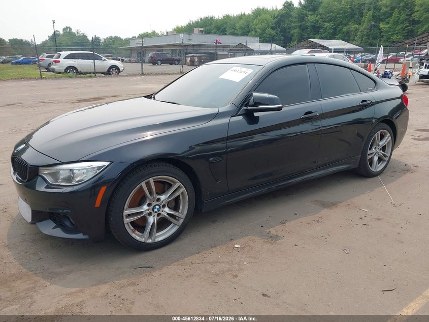 2017 BMW 4er VIN WBA4F9C30HG812084 IAAI salvage auction — FRESH WATER, Salvage (Connecticut), sold $3,250 on 2026-08-13 (photo 2)