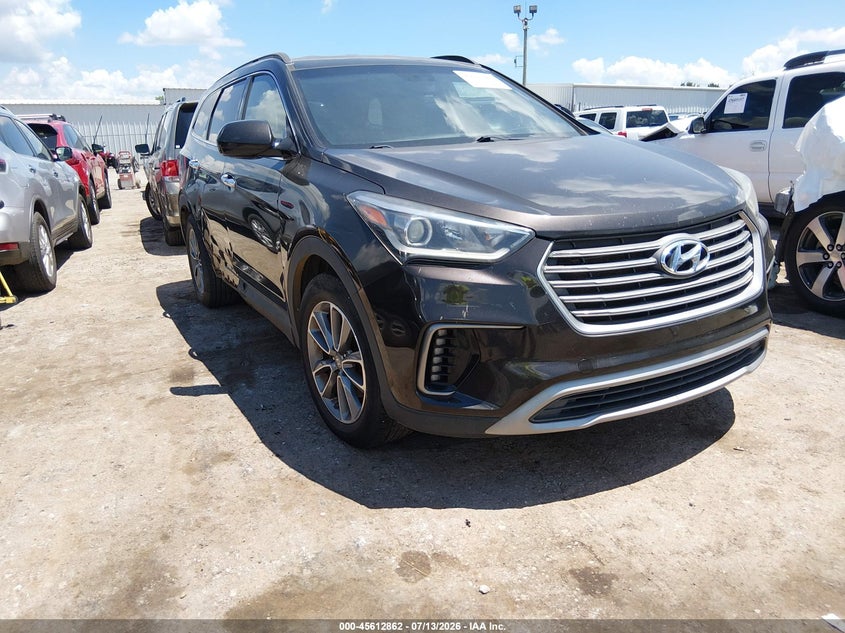 2017 Hyundai Santa fe VIN KM8SM4HF5HU168486 IAAI salvage auction — NORMAL WEAR, Clear - Public Restricted (Oklahoma), sold $1,750 on 2026-07-22 (photo 1)