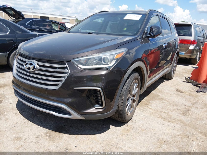 2017 Hyundai Santa fe VIN KM8SM4HF5HU168486 IAAI salvage auction — NORMAL WEAR, Clear - Public Restricted (Oklahoma), sold $1,750 on 2026-07-22 (photo 2)