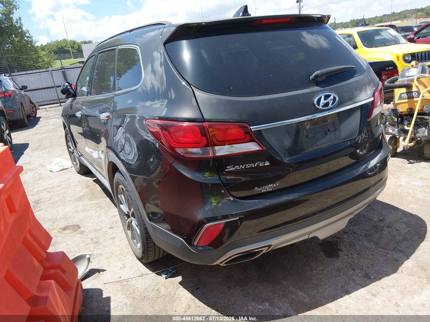 2017 Hyundai Santa fe VIN KM8SM4HF5HU168486 IAAI salvage auction — NORMAL WEAR, Clear - Public Restricted (Oklahoma), sold $1,750 on 2026-07-22 (photo 3)