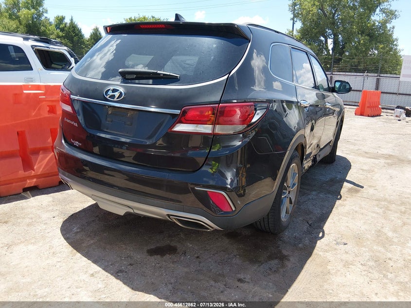 2017 Hyundai Santa fe VIN KM8SM4HF5HU168486 IAAI salvage auction — NORMAL WEAR, Clear - Public Restricted (Oklahoma), sold $1,750 on 2026-07-22 (photo 4)