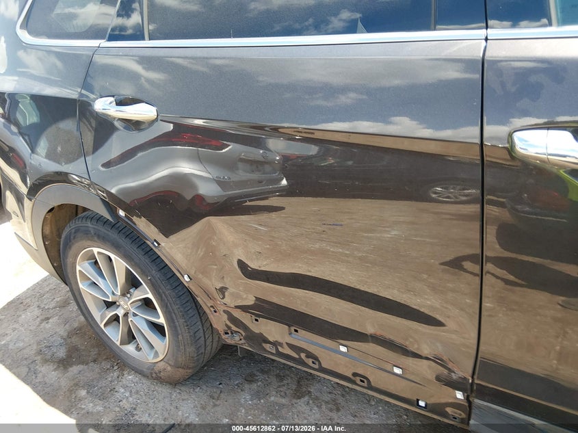 2017 Hyundai Santa fe VIN KM8SM4HF5HU168486 IAAI salvage auction — NORMAL WEAR, Clear - Public Restricted (Oklahoma), sold $1,750 on 2026-07-22 (photo 6)