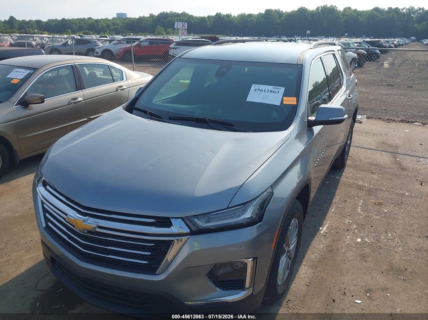 2023 Chevrolet Traverse VIN 1GNEVGKW9PJ120604 IAAI salvage auction — HAIL, Salvage (Ohio), sold $11,500 on 2026-08-01 (photo 6)