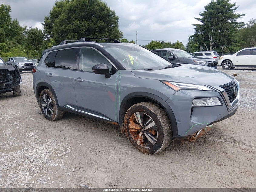 2021 Nissan Rogue VIN JN8AT3DC1MW104988 IAAI salvage auction — FRONT END, Salvage (Alabama), sold $9,900 on 2026-07-30 (photo 1)