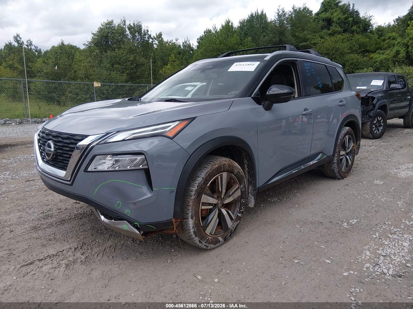 2021 Nissan Rogue VIN JN8AT3DC1MW104988 IAAI salvage auction — FRONT END, Salvage (Alabama), sold $9,900 on 2026-07-30 (photo 2)