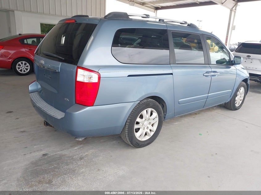 2008 Kia SEDONA VIN KNDMB233886238524 IAAI salvage auction — NORMAL WEAR, Clear (Florida), sold $1,550 on 2026-07-15 (photo 4)