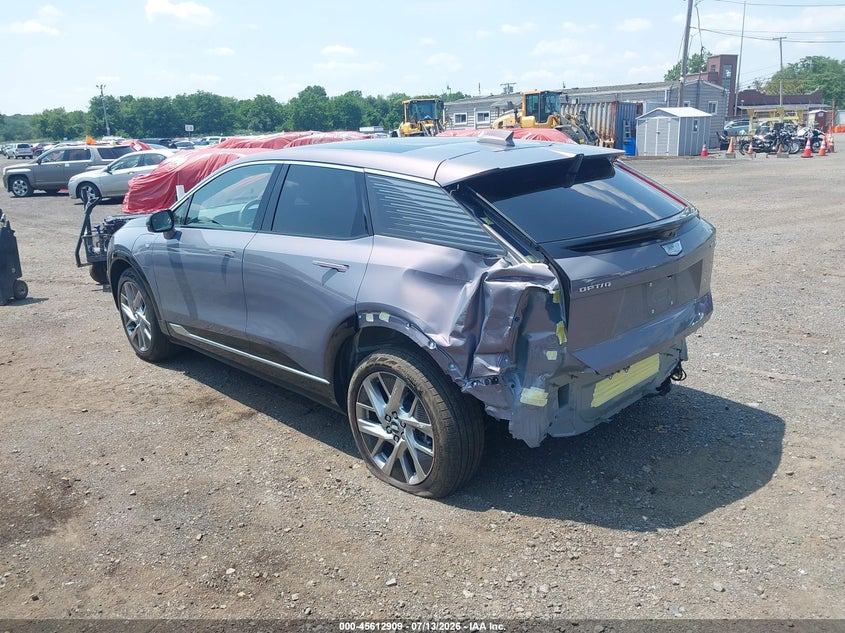 2025 Cadillac Optiq VIN 3GYK3BMR2SS211260 IAAI salvage auction — REAR END, Wait Title, sold $14,100 on 2026-08-27 (photo 6)