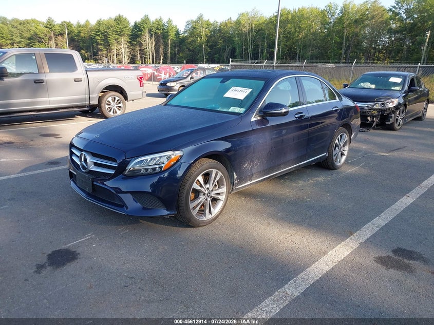 2020 Mercedes-benz C-klasse VIN WDDWF8EB2LR540022 IAAI salvage auction — UNKNOWN, Salvage Title, sold $11,025 on 2026-08-13 (photo 2)