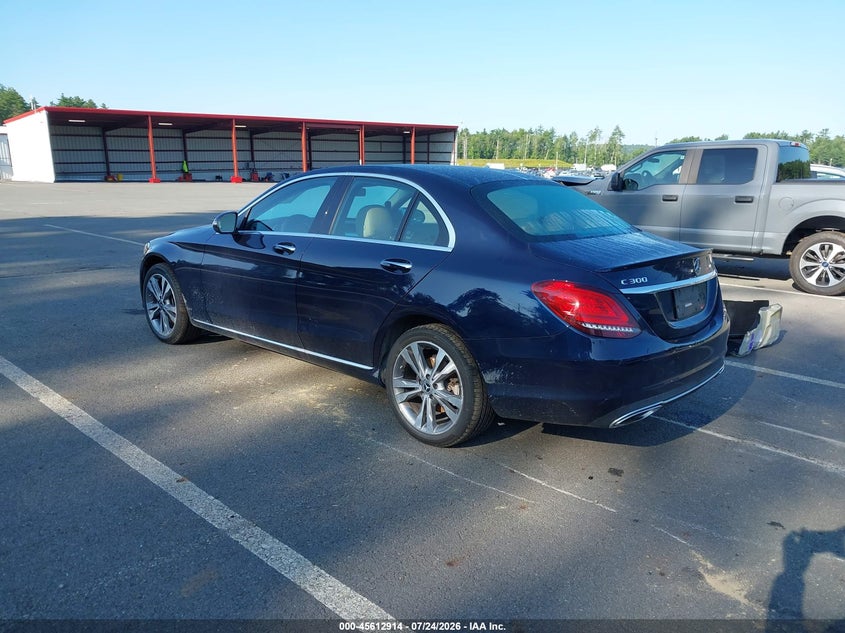 2020 Mercedes-benz C-klasse VIN WDDWF8EB2LR540022 IAAI salvage auction — UNKNOWN, Salvage Title, sold $11,025 on 2026-08-13 (photo 3)