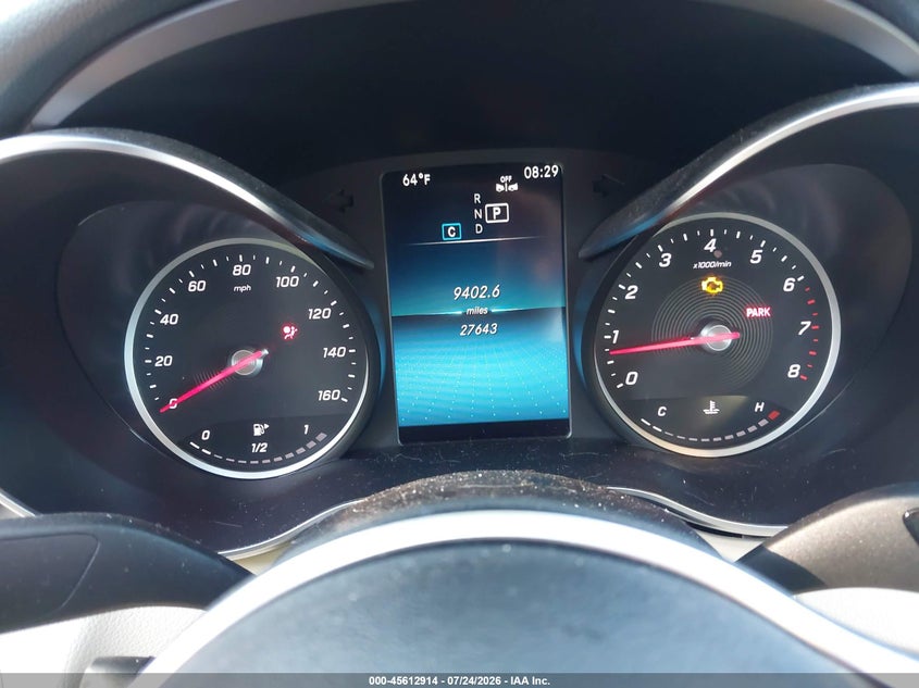 2020 Mercedes-benz C-klasse VIN WDDWF8EB2LR540022 IAAI salvage auction — UNKNOWN, Salvage Title, sold $11,025 on 2026-08-13 (photo 7)