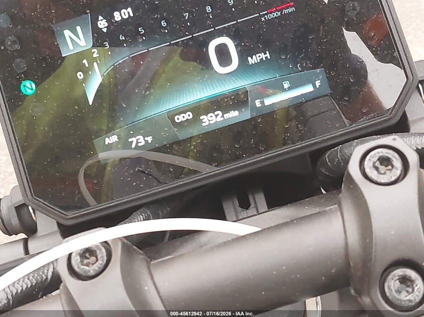 2025 Yamaha Mt09 VIN JYARN95E9SA002050 IAAI salvage auction — LEFT FRONT, Mv-907A (New York), sold $5,100 on 2026-07-29 (photo 7)