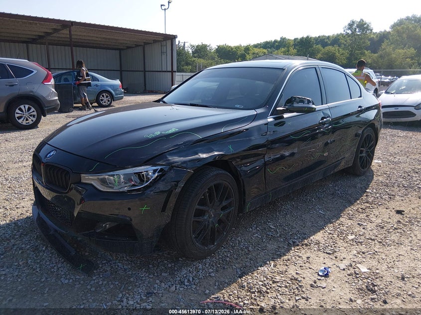 2017 BMW 3er VIN WBA8D9G51HNU60065 IAAI salvage auction — FRONT END, Salvage Title, sold $3,700 on 2026-08-16 (photo 2)